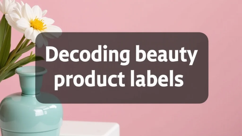Decoding Beauty Product Labels Made Simple