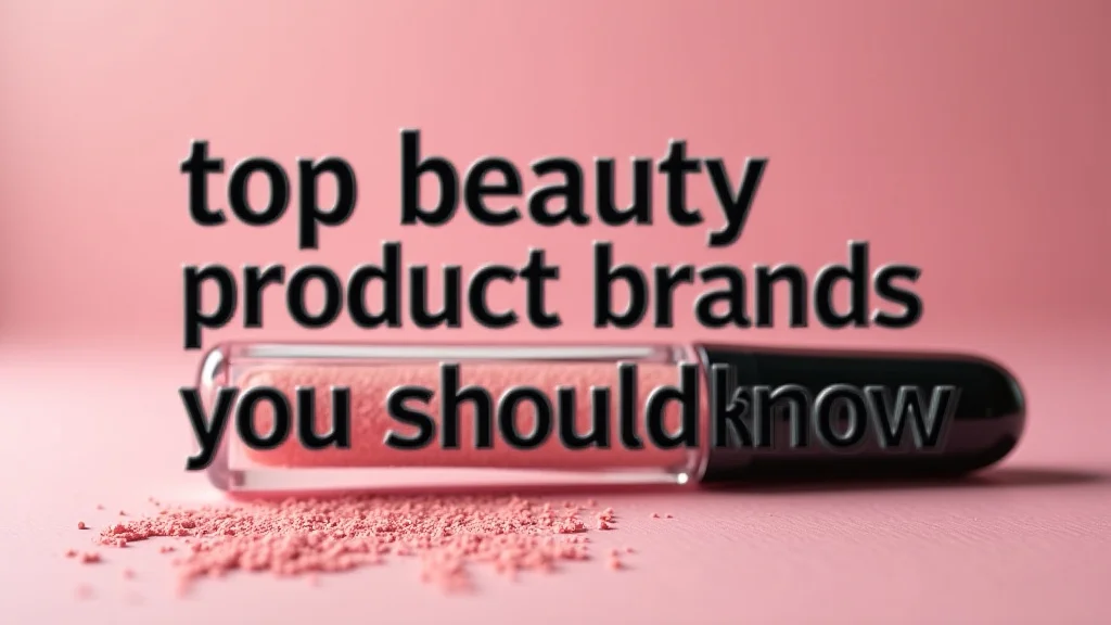 Top Beauty Product Brands You Should Know